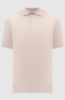 Поло бежевого цвета