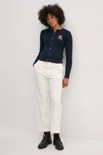 Хлопковый свитер Lauren Ralph Lauren цвет синий Хлопковый свитер Lauren Ralph Lauren цвет синий