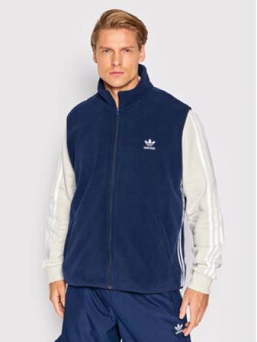 adidas Жилет adicolor 3-Stripes HK7391 Cиній Relaxed Fit adidas Жилет adicolor 3-Stripes HK7391 Cиній Relaxed Fit