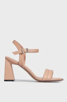 Женские бежевые кожаные босоножки Summer Бежевый 39 PRPY PRSLT5019W