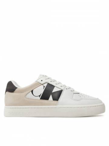 Calvin Klein Jeans Снікерcи Classic Cupsole Low Laceup Nbs YM0YM01002 Білий Calvin Klein Jeans Снікерcи Classic Cupsole Low Laceup Nbs YM0YM01002 Білий