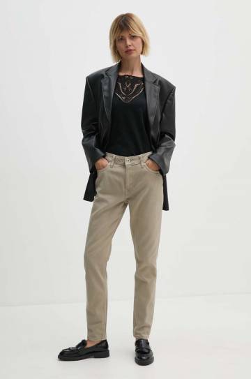 Джинсы Pepe Jeans TAPERED JEANS HW женские средняя посадка PL204591YH3 Джинсы Pepe Jeans TAPERED JEANS HW женские средняя посадка PL204591YH3