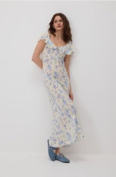 Reserved - Сукня максі з віскози. - різнобарвний - 828EV-MLC