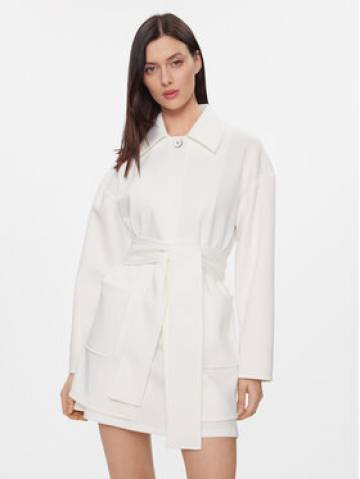 Max Mara Leisure Демісезонний плащ Rauche 2416911037 Écru Regular Fit Max Mara Leisure Демісезонний плащ Rauche 2416911037 Écru Regular Fit
