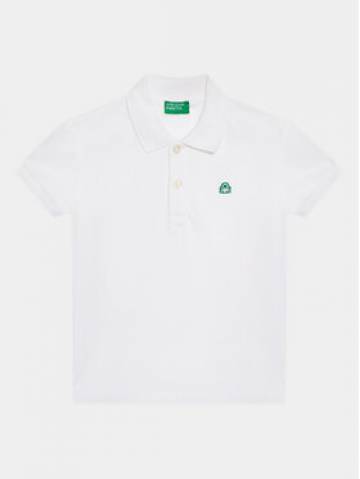 United Colors Of Benetton Поло 3089G3008 Білий Regular Fit United Colors Of Benetton Поло 3089G3008 Білий Regular Fit