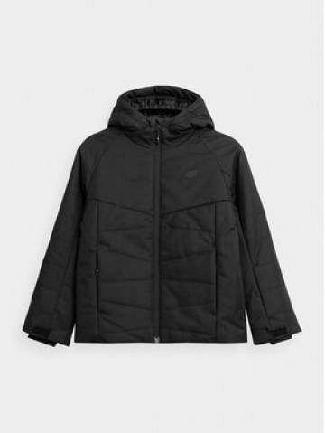 4F Лижна куртка 4FJAW23TTJAM298 Чорний Regular Fit 4F Лижна куртка 4FJAW23TTJAM298 Чорний Regular Fit