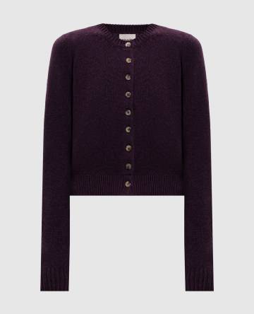Фиолетовый кардиган Everheart из кашемира