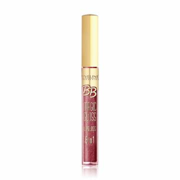 Блеск для губ Eveline Cosmetics BB Magic Gloss Lipgloss 6 in 1, 598, 9 мл Блеск для губ Eveline Cosmetics BB Magic Gloss Lipgloss 6 in 1, 598, 9 мл