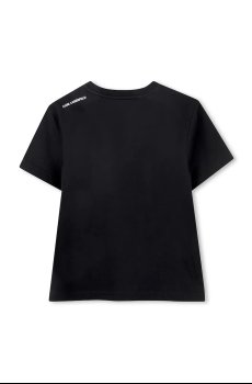 Детская хлопковая футболка Karl Lagerfeld