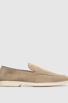 Коричневые замшевые лоферы Visone