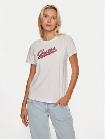 Guess Jeans Футболка W4YI13 J1314 Білий Regular Fit Guess Jeans Футболка W4YI13 J1314 Білий Regular Fit