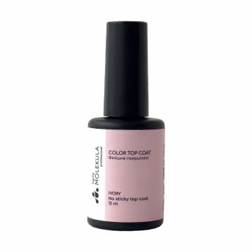 Топ для гель-лака Nails Molekula Professional No Sticky Top Coat без липкого слоя, TC03 Ivory, 12 мл Топ для гель-лака Nails Molekula Professional No Sticky Top Coat без липкого слоя, TC03 Ivory, 12 мл