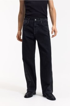 Reserved - Джинси baggy з вареним ефектом - сірий - YV108-90J