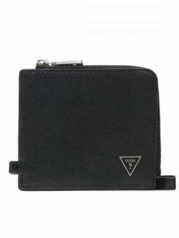 Guess Гаманець для монет Certosa Saffiano Smart Slg SMECRS LEA82 Чорний Guess Гаманець для монет Certosa Saffiano Smart Slg SMECRS LEA82 Чорний