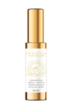Ночная омолаживающая сыворотка-эссенция для лица Dermika Luxury Ceramides с церамидами, 60 мл