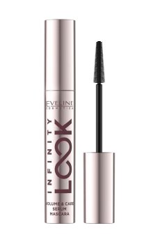 Тушь для ресниц Eveline Cosmetics Infinity Look Volume & Care Serum Mascara Объем и уход, 7 мл
