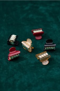 Шпильки для волосся, 6 шт. - різнобарвний