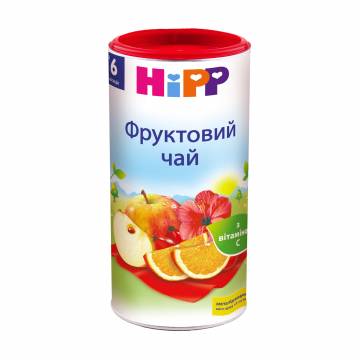 Детский чай HiPP фруктовый, с 6 месяцев, 200 г Детский чай HiPP фруктовый, с 6 месяцев, 200 г