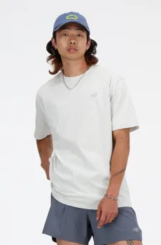 Мужская светло-серая футболка NB Athletics Белый XL New Balance MT41533AHH