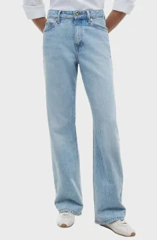 Женские голубые джинсы LOOSE STRAIGHT Голубой 25-32 Tommy Hilfiger WW0WW50963