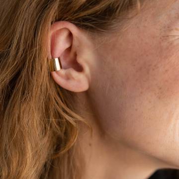 Серьга-каффа в желтом золоте с06951 Серьга-каффа в желтом золоте с06951