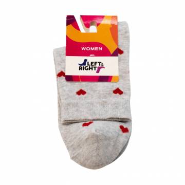 Носки женские Лівий&Правий 110, классические, 46 светло-серый меланж, размер 36-38