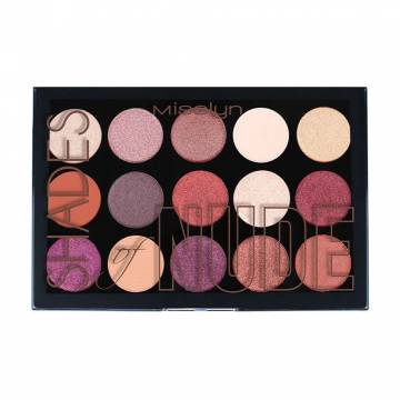 Палетка теней для век Misslyn Shades Of Nude Eyeshadow Palette 2 Perfect Berry, 29.1 г Палетка теней для век Misslyn Shades Of Nude Eyeshadow Palette 2 Perfect Berry, 29.1 г