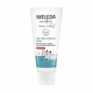 Детский зубной гель Weleda Oral Care Fluor Toothpaste Gel с фтором, с рождения до 6 лет, 50 мл Детский зубной гель Weleda Oral Care Fluor Toothpaste Gel с фтором, с рождения до 6 лет, 50 мл