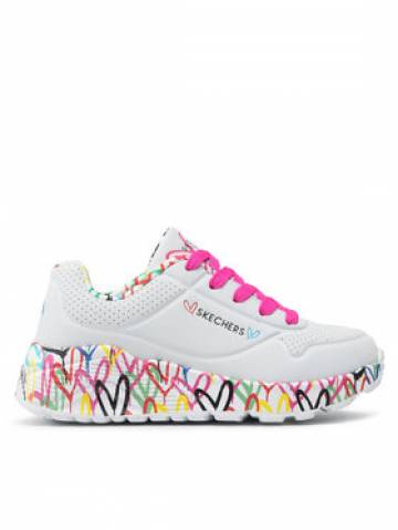 Skechers Снікерcи Lovely Luv 314976L/WMLT Білий Skechers Снікерcи Lovely Luv 314976L/WMLT Білий