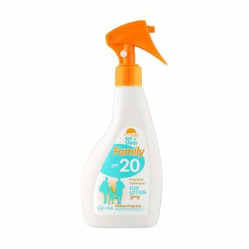 Солнцезащитный лосьон для тела Madis Sea n Sun Family Sun Lotion SPF 20, 220 мл Солнцезащитный лосьон для тела Madis Sea n Sun Family Sun Lotion SPF 20, 220 мл
