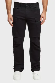 Мужские черные карго 3D Regular Straight Черный 34-34 G-Star RAW D26950,C106