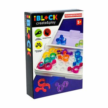Головоломка iBlock Create & Play 12 деталей, от 5 лет, 9.8*14.5*3 см (PL-724-113) Головоломка iBlock Create & Play 12 деталей, от 5 лет, 9.8*14.5*3 см (PL-724-113)
