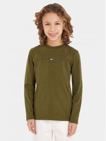 Tommy Hilfiger Блузка Essential KS0KS00202 Зелений Regular Fit Tommy Hilfiger Блузка Essential KS0KS00202 Зелений Regular Fit