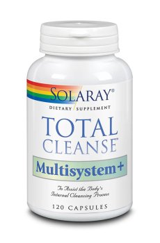 Полное очищение организма Solaray Total Cleanse Multisystem+, 120 капсул