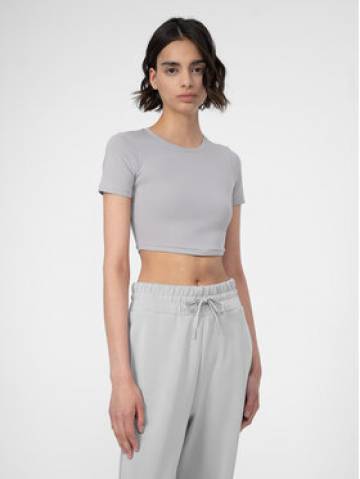 4F Футболка 4FSS23TTSHF345 Сірий Slim Fit 4F Футболка 4FSS23TTSHF345 Сірий Slim Fit