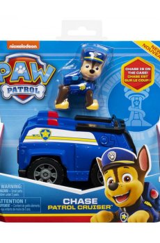 Игровой набор Paw Patrol Щенячий патруль: базовый спасательный автомобиль с водителем Гонщик, от 3 лет (SM16775/9900)