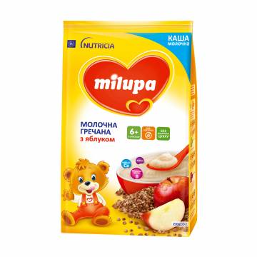 Детская молочная каша Milupa Гречневая с яблоком, быстрорастворимая, от 6 месяцев, 210 г Детская молочная каша Milupa Гречневая с яблоком, быстрорастворимая, от 6 месяцев, 210 г