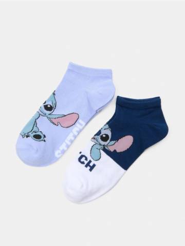 Шкарпетки з принтом Lilo & Stitch - різнобарвний