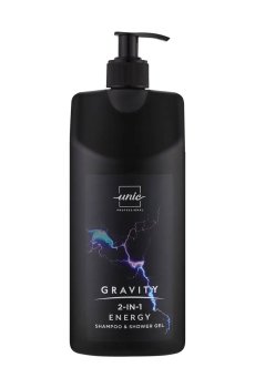 Шампунь и гель для душа Unic Gravity Energy 2-In-1 Shampoo & Shower Gel, 1 л