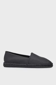 Мужские черные эспадрильи ESPADRILLE JAQ MONO Черный 45 Calvin Klein HM0HM01468