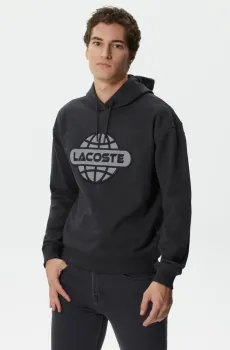 Мужская серая толстовка Серый L Lacoste SH240101G