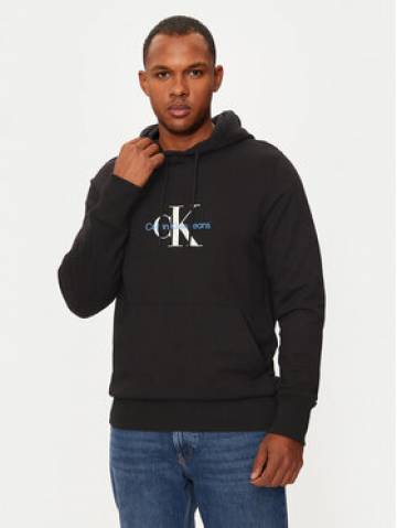 Calvin Klein Jeans Світшот Distressed Monologo J30J326875 Чорний Regular Fit Calvin Klein Jeans Світшот Distressed Monologo J30J326875 Чорний Regular Fit