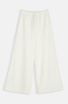 Широкі спортивні штани - кремовий