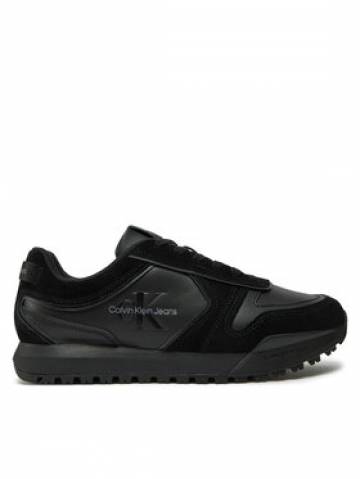 Calvin Klein Jeans Снікерcи Toothy Runner Irregular Lines YM0YM00624 Чорний Calvin Klein Jeans Снікерcи Toothy Runner Irregular Lines YM0YM00624 Чорний