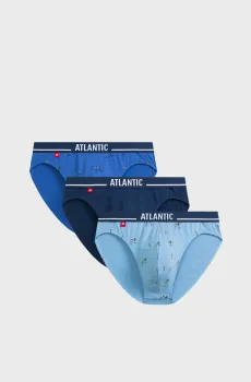 Мужские брифы (3 шт) Разноцветный L Atlantic 3MP-196
