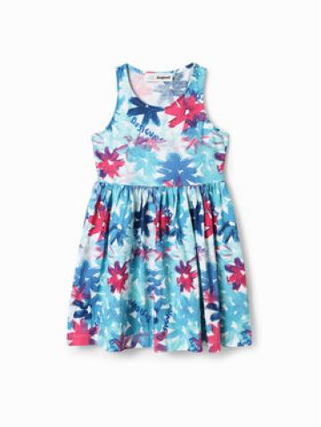 Desigual Повсякденна сукня 23SGVK02 Голубий Regular Fit Desigual Повсякденна сукня 23SGVK02 Голубий Regular Fit