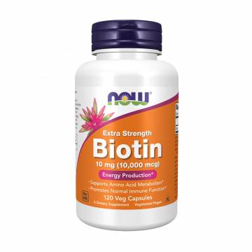 Биотин NOW foods Biotin 10000 мкг, 120 капсул Биотин NOW foods Biotin 10000 мкг, 120 капсул