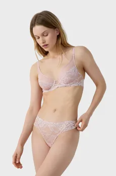 Женские пудровые трусики-танга DANSEUSE Розовый M Etam 6551722