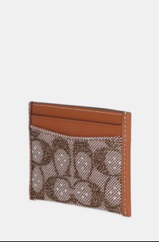 Кожаный чехол на карты Coach