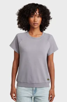 Женская серая футболка Raglan Серый XS G-Star RAW D24512,D976